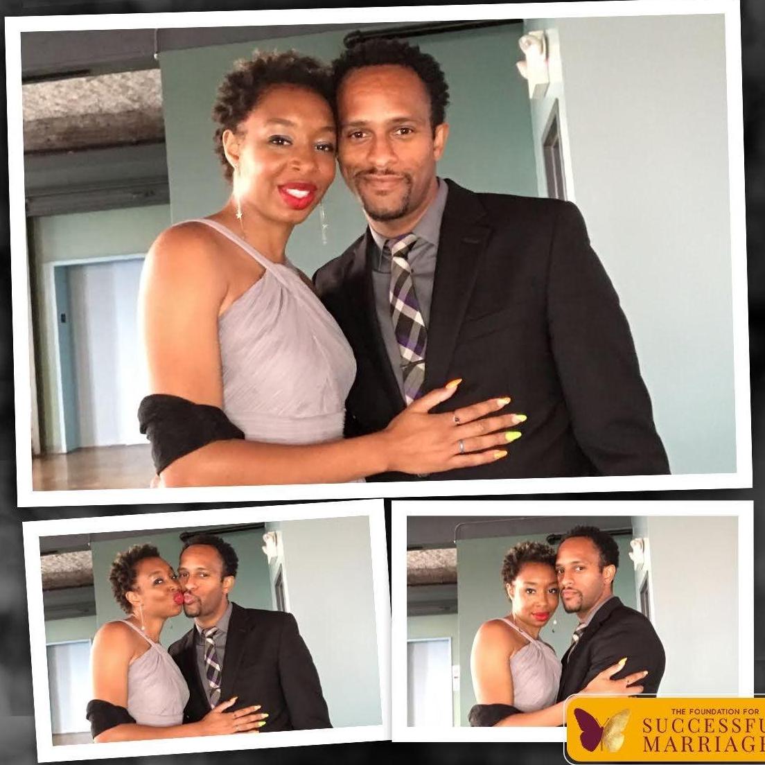 Our first wedding we attended together!