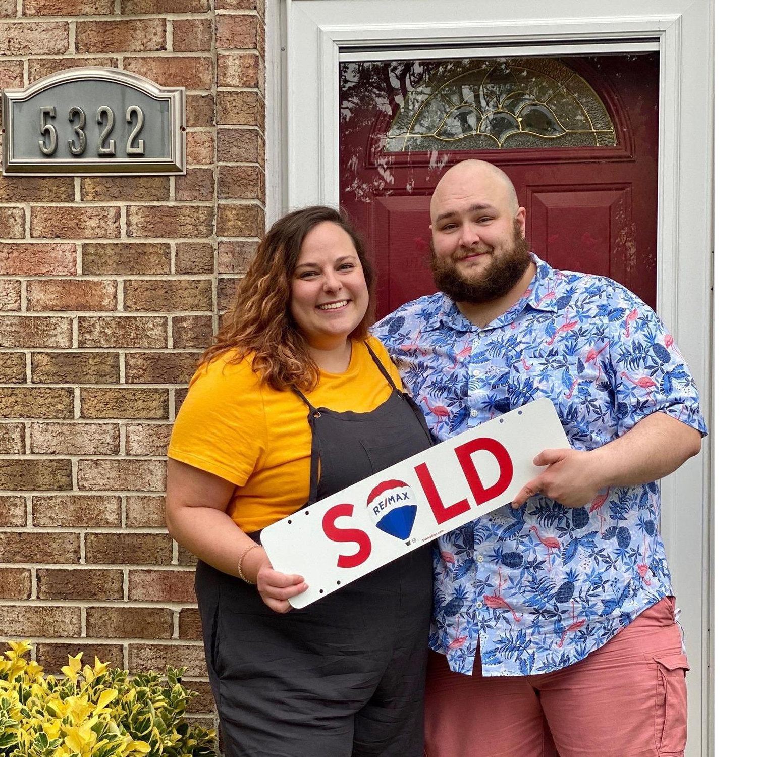 Right after we bought our first home together!