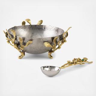 Mistletoe Dish with Spoon