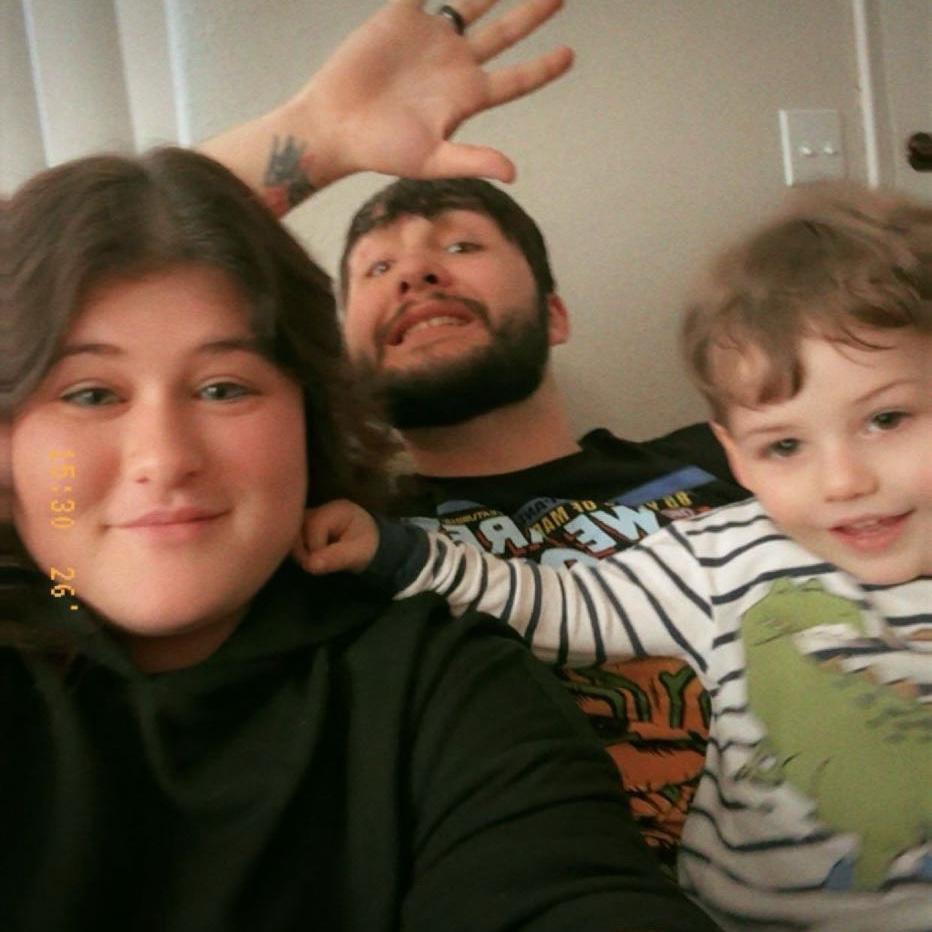 Mr. Booger-Men attempting to photobomb Mom and Dad’s moment!