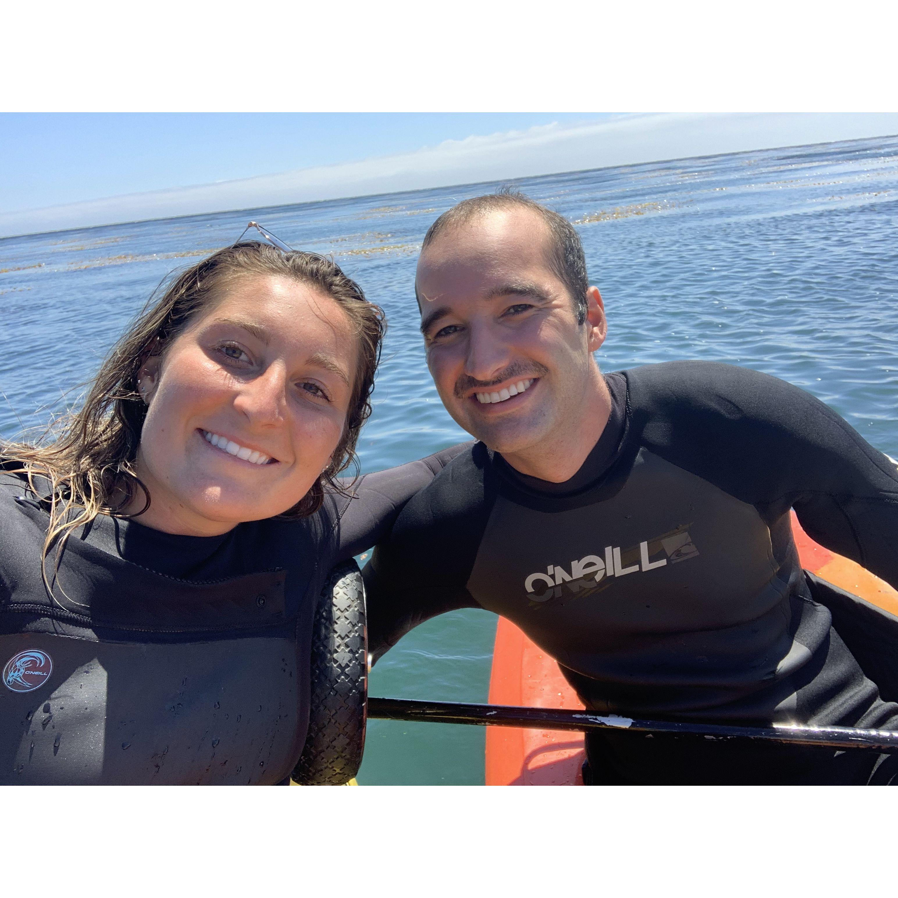 Kayaking in August 2020
