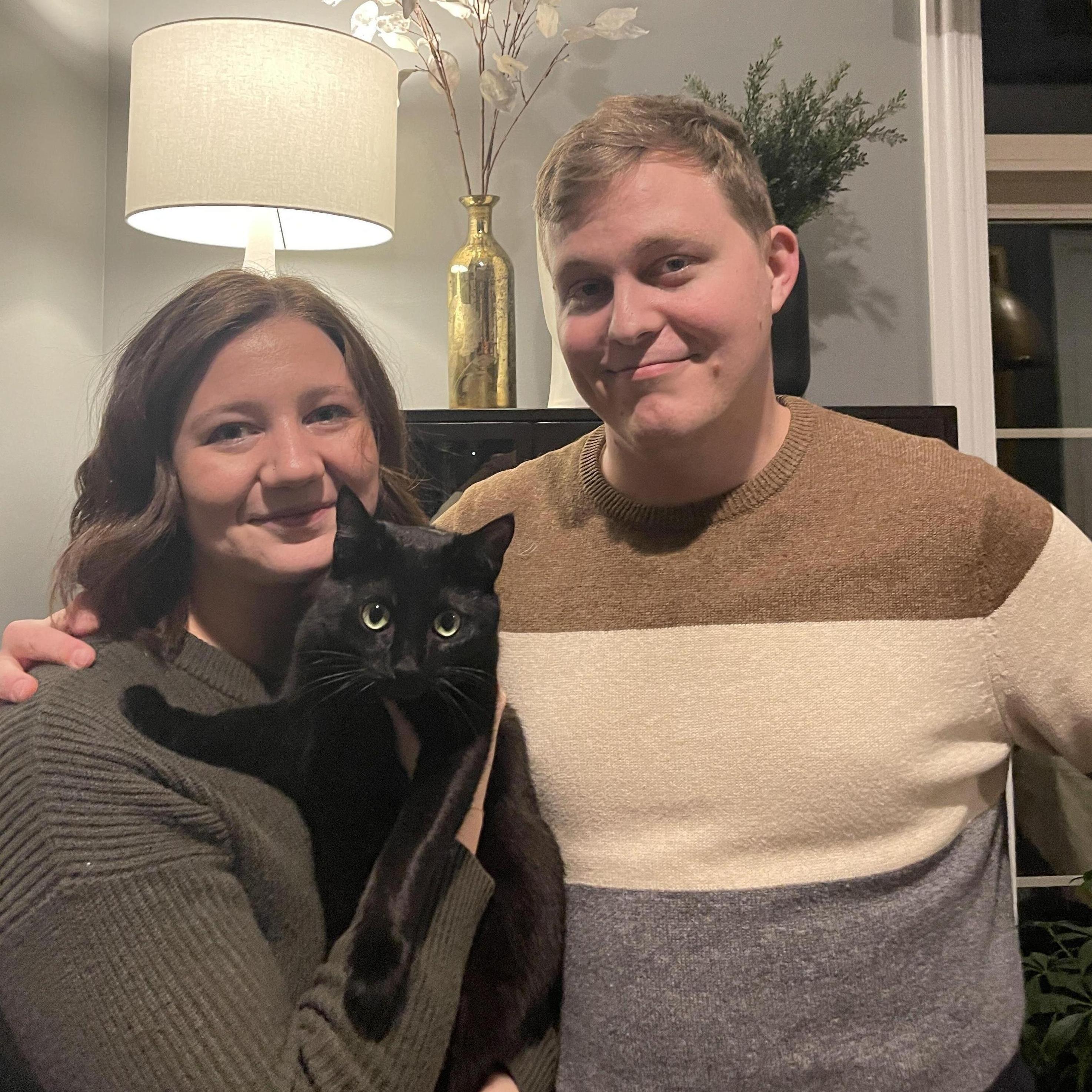 Thanksgiving 2021, accompanied by Yennefer.