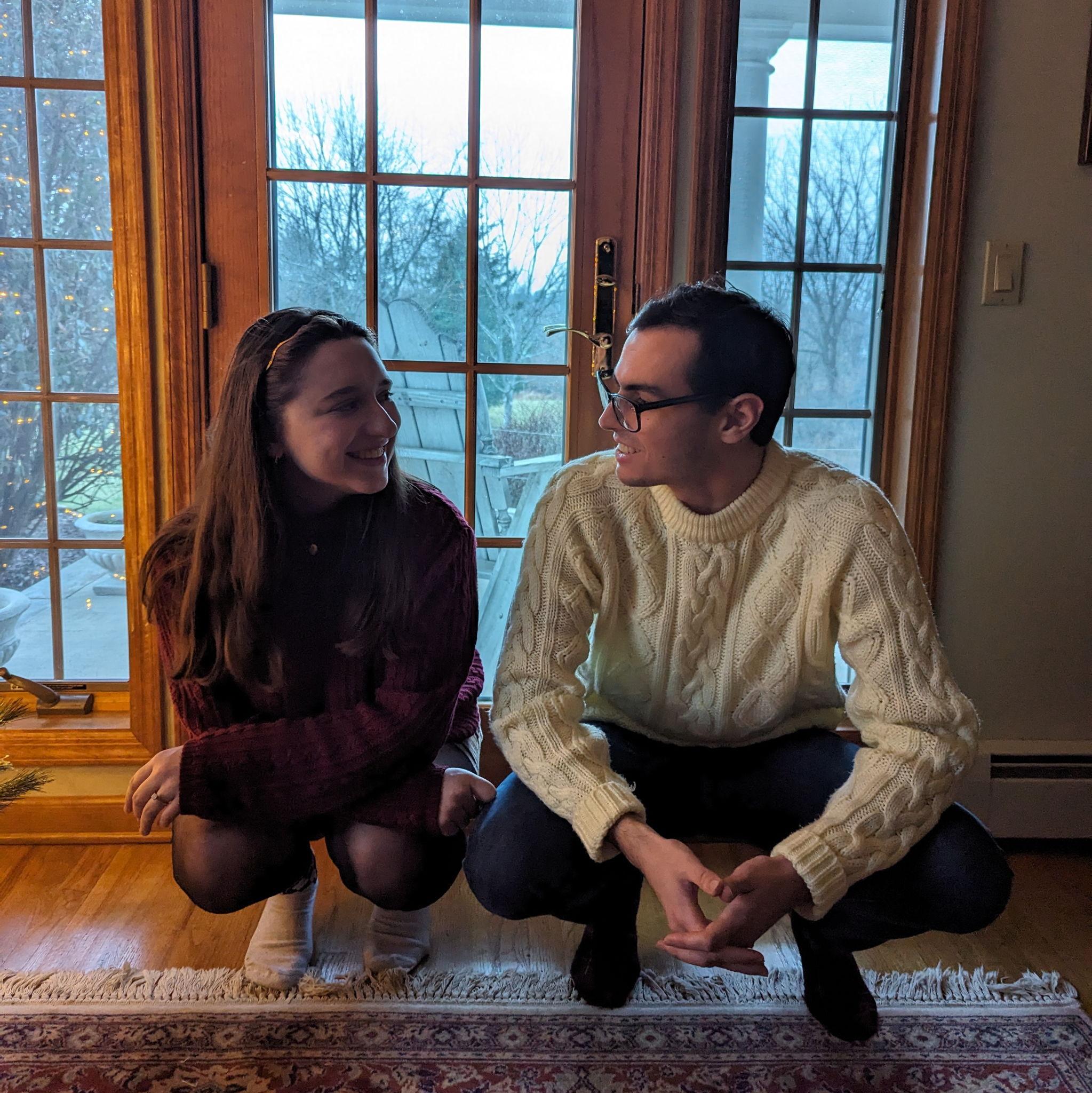 Doing our best "When Harry Met Sally" impression