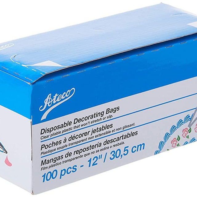 Ateco 100pcs 12inches Disposable decorating Bags