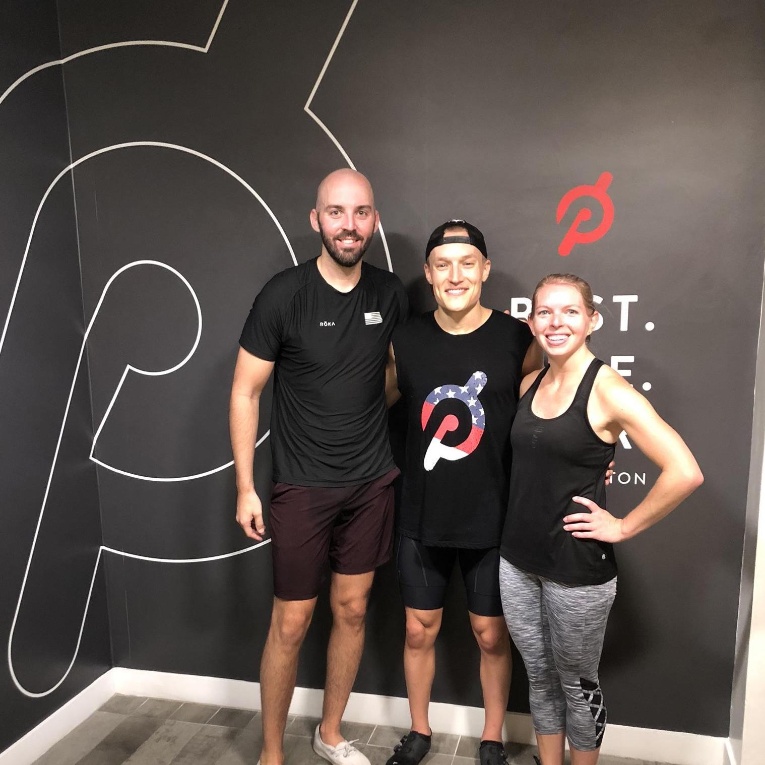 That time we worked out with Matt Wilpers in the Peloton studio