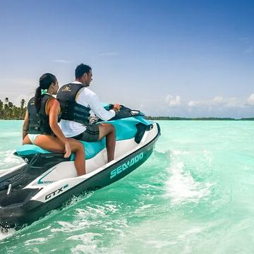 Jet Skiing in Bora Bora