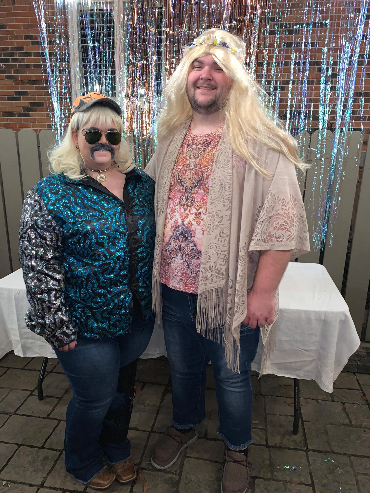 Halloween 2020 we were Tiger King and Carole Baskin