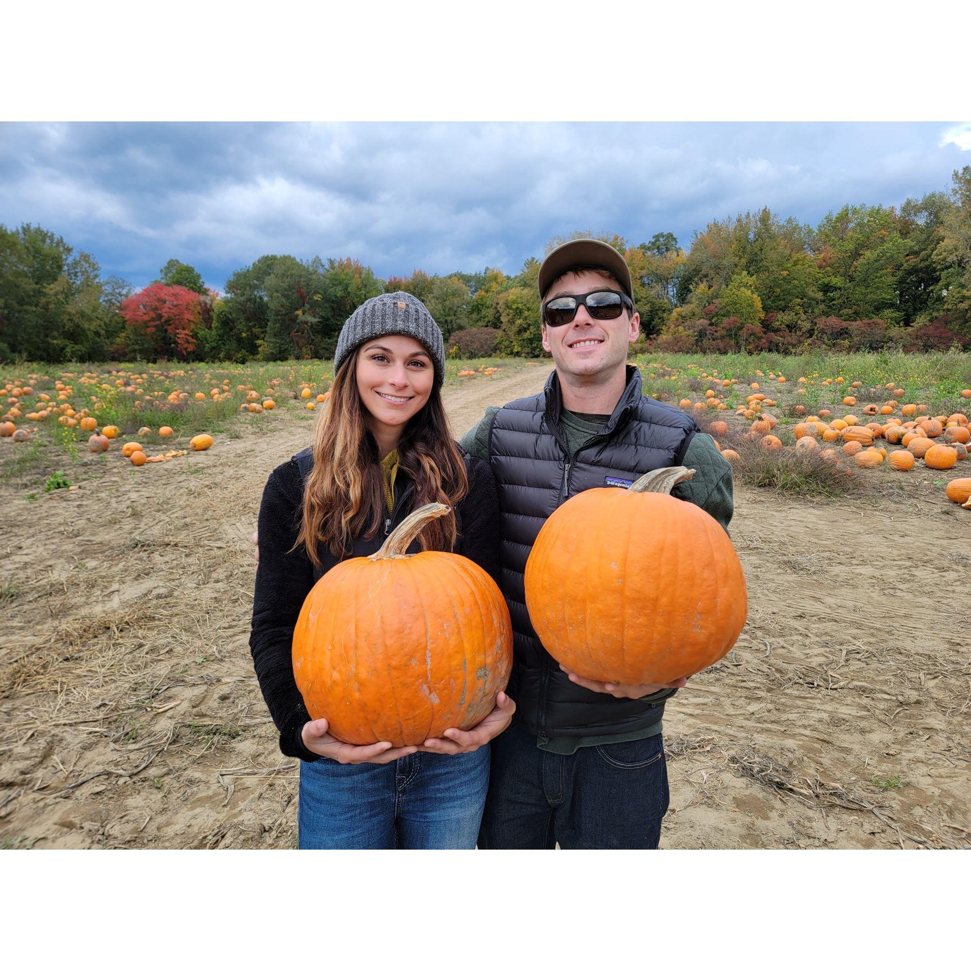 Pumpkin picking 10/9/22