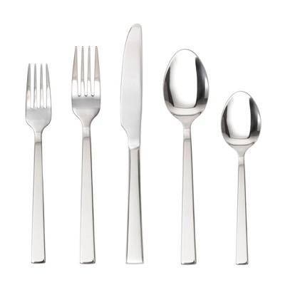 42pc Stainless Steel Ciro Silverware Set - Fortessa Tableware Solutions