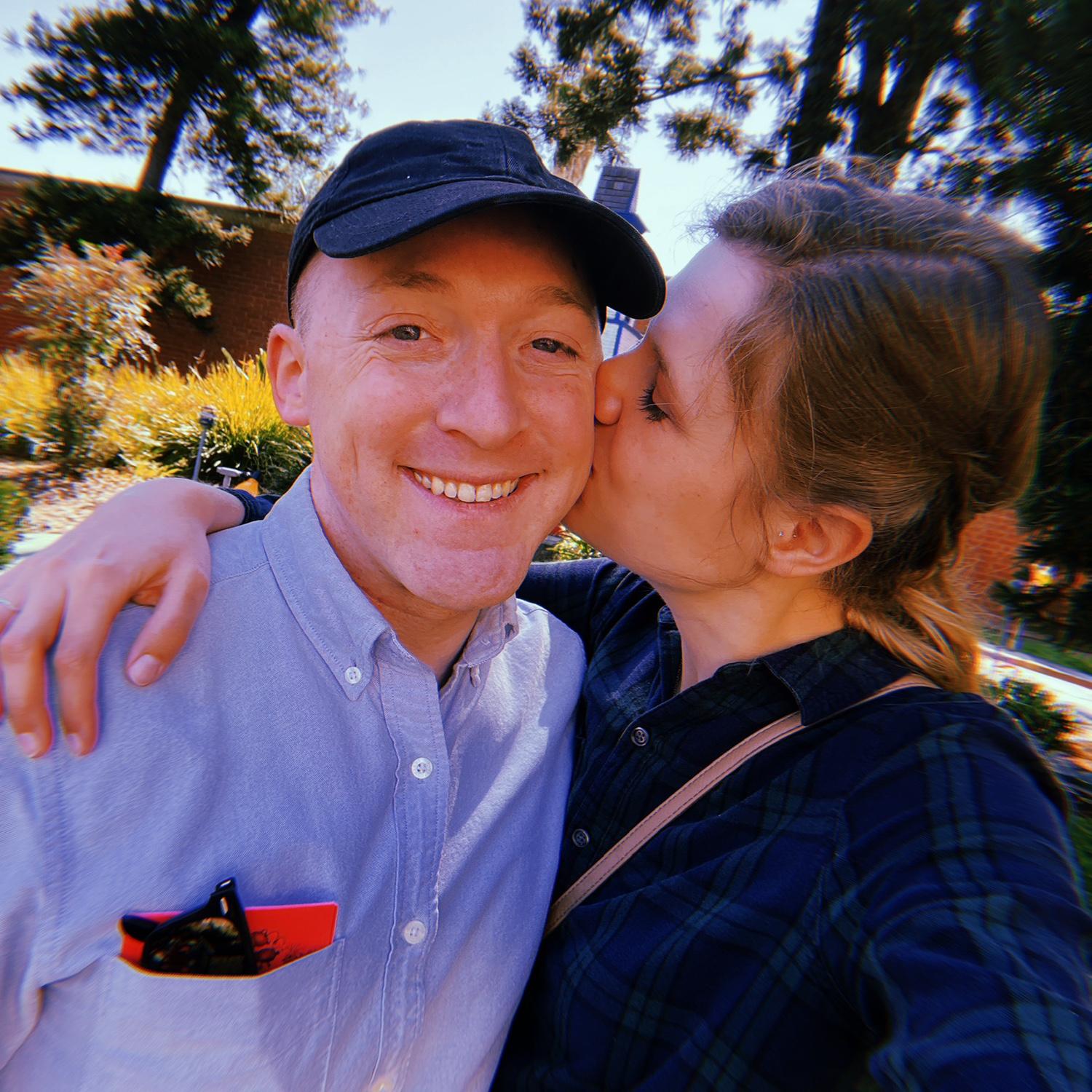 During a mini-golf date.