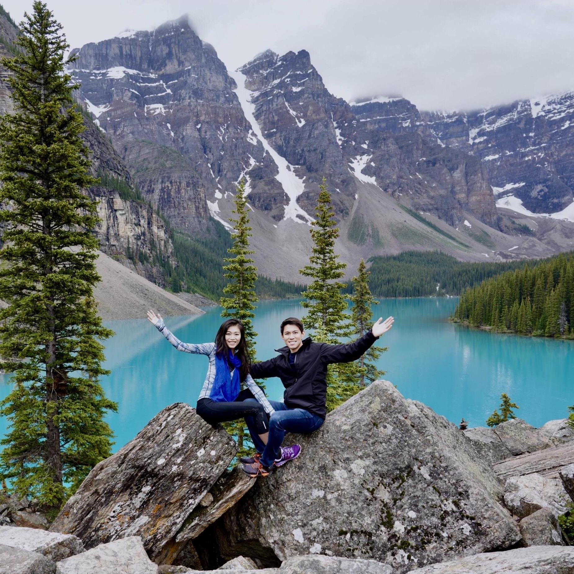 Banff, Canada, during our 2nd anniversary