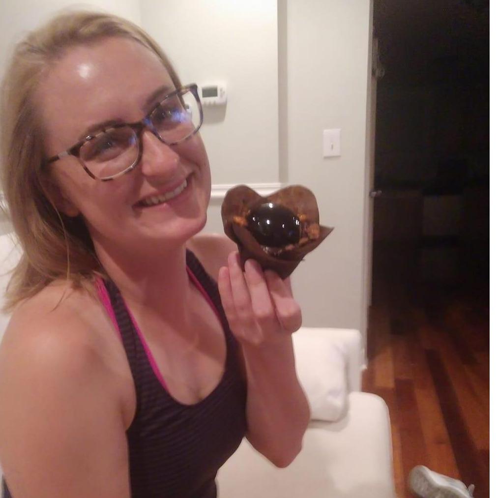 The "she has no idea what she's actually holding" picture. Nicely done, John!