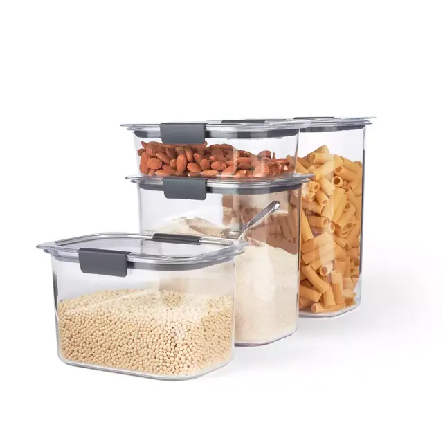 Rubbermaid® Brilliance™ 4-Piece Dry Food Storage Set