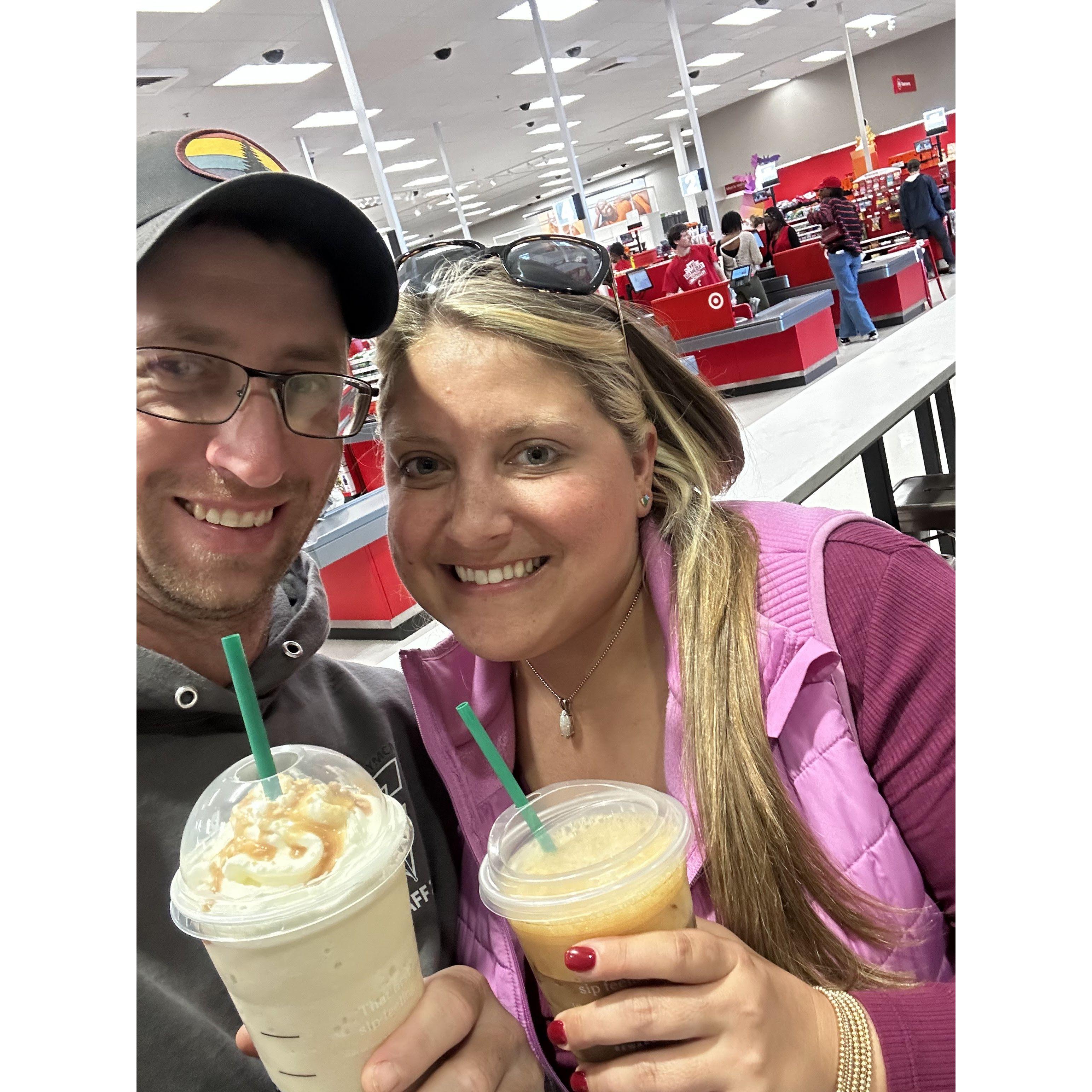 Dave's first Starbucks ;)