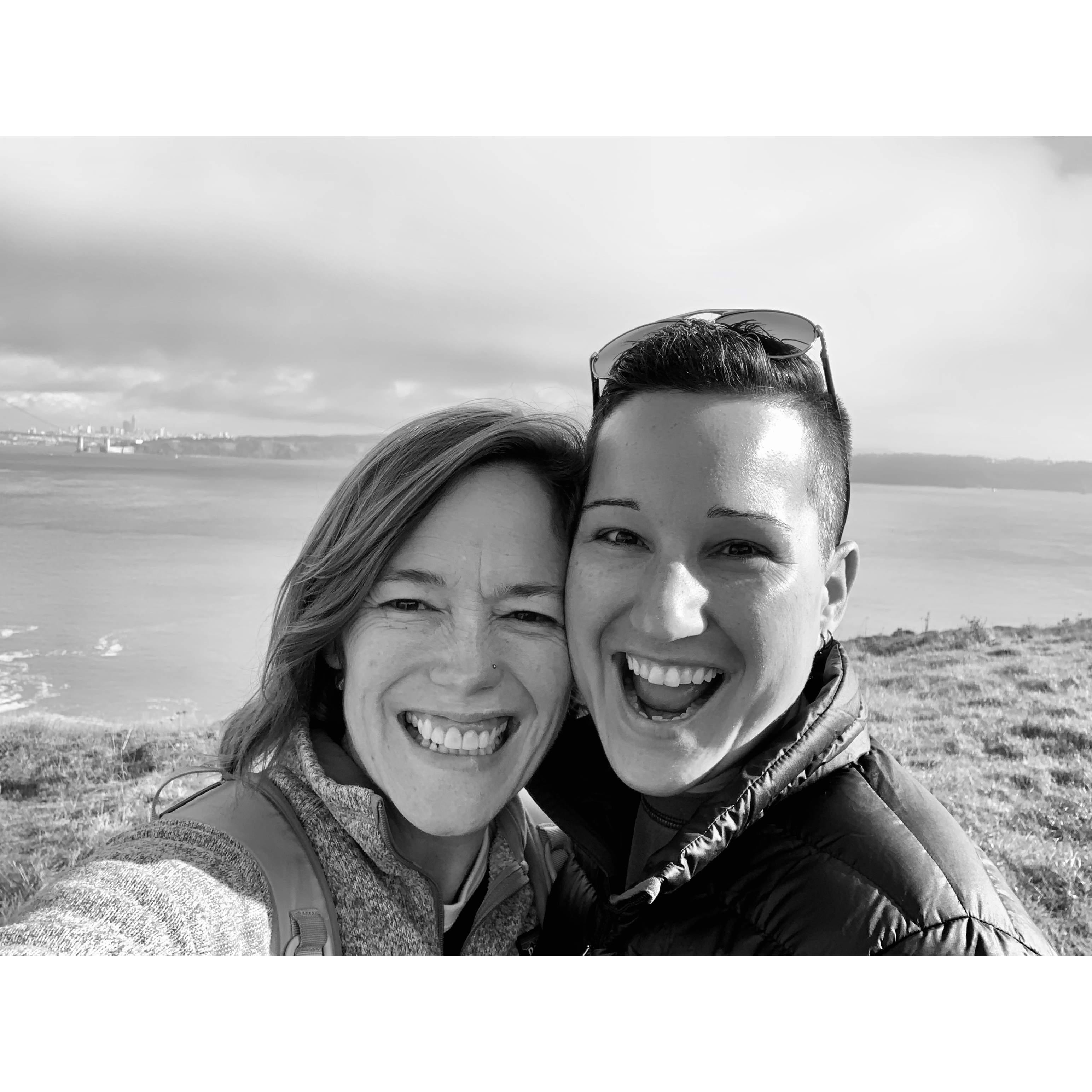 Point Bonita Lighthouse, we loooove to hike to a lighthouse!
