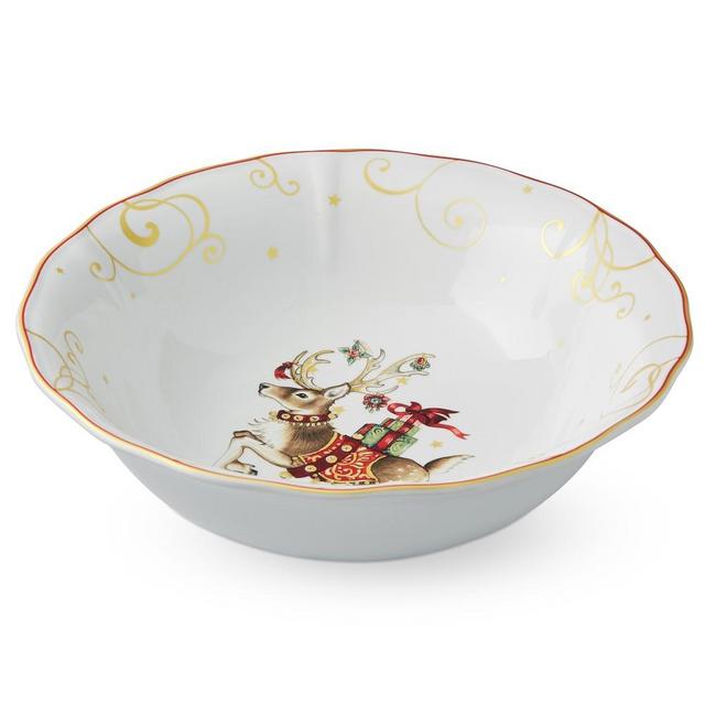 Twas the Night Before Christmas Serving Bowl, Reindeer