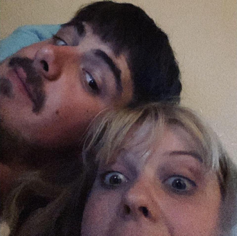 Our first photo together