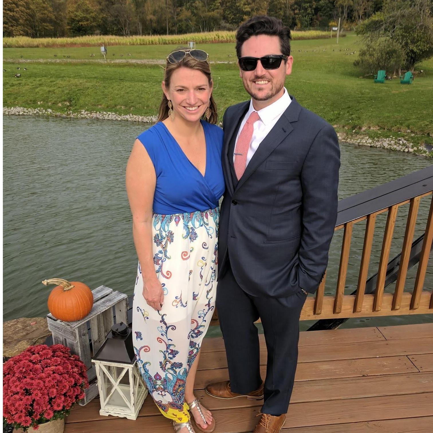 At Joey & Ashleys wedding in western NY
