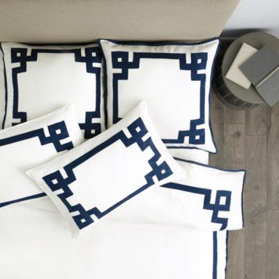 Suzanne Kasler Greek Key King Duvet Cover