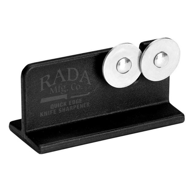 Rada Cutlery Quick Edge Knife Sharpener – Stainless Steel Wheels Made in the USA