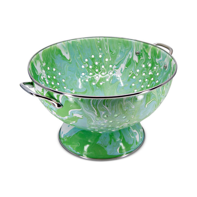 Golden Rabbit Modern Monet Large Colander