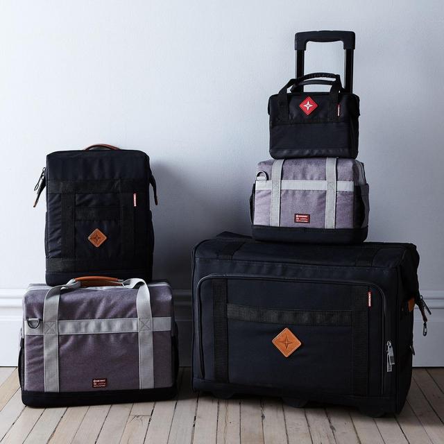 Structured Nylon & Leather Travel Coolers