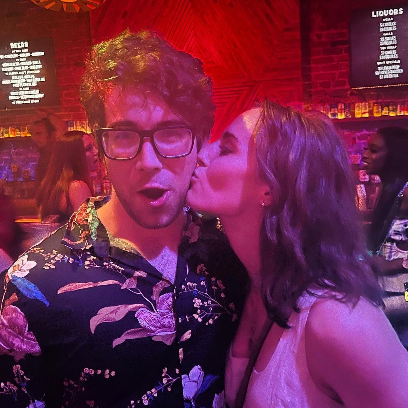 2022. The happy couple were out celebrating a friend's birthday at the go-to Gainesville spot, Barcade.