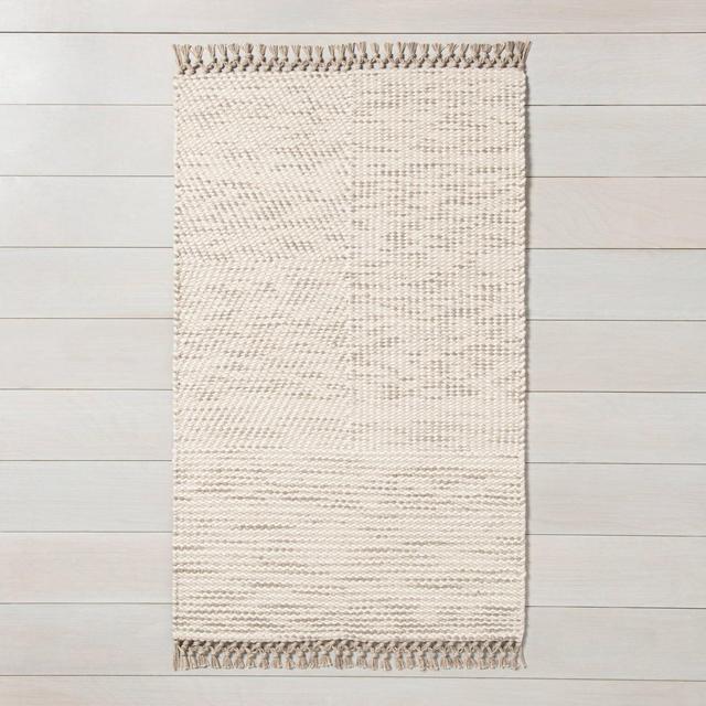 2' x 3' Area Rug Oatmeal Heather - Hearth & Hand™ with Magnolia