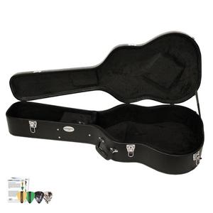 ChromaCast CC-ADHC-KIT-3 Acoustic Dreadnought Hard-Shell Guitar Case with Pick Sampler
