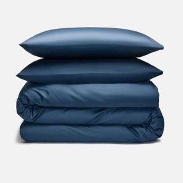 Luxe Sateen Duvet Set - King - Abyss