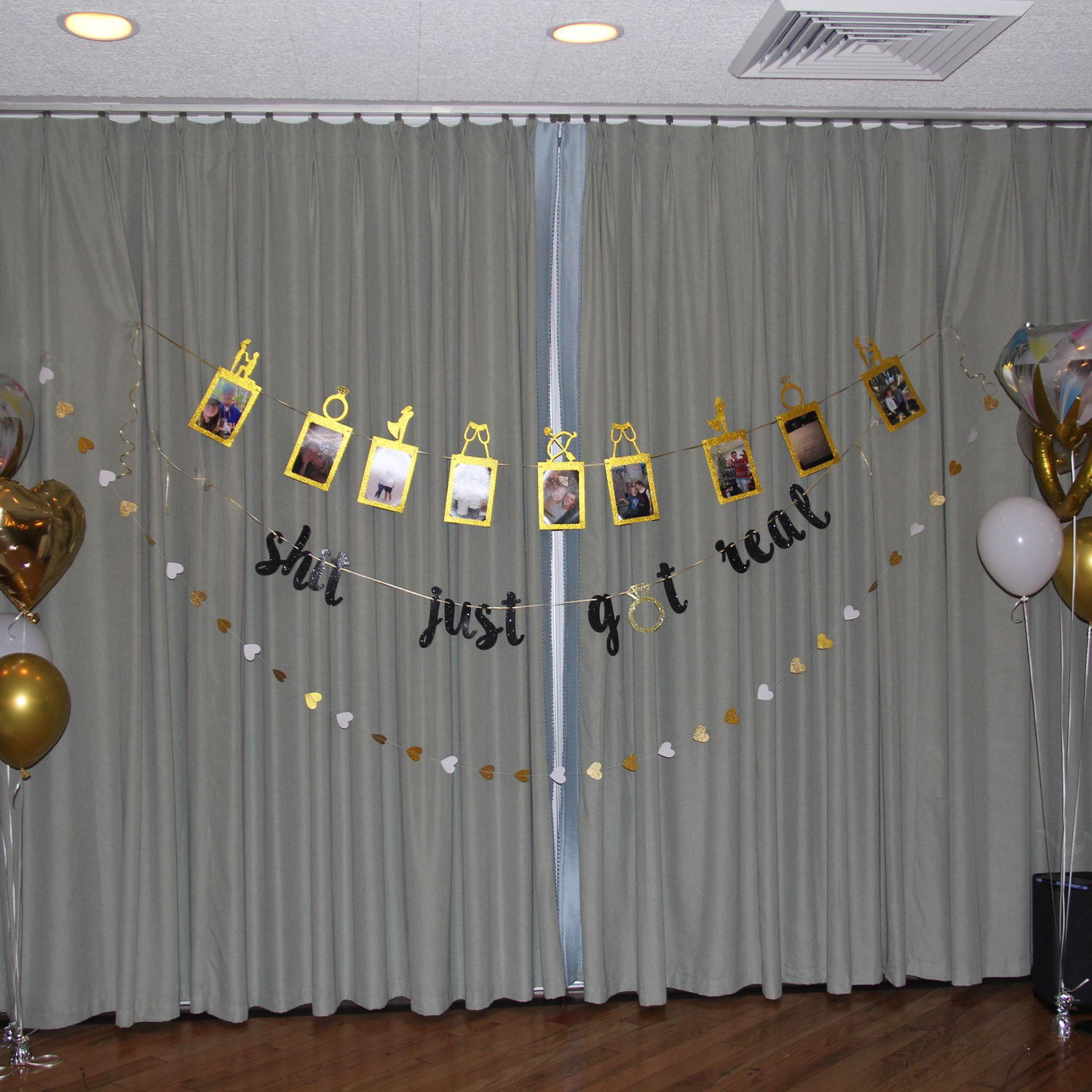 Engagement Party "Shit just got real"