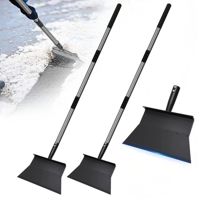 Ice Scraper Heavy Duty, 2026 New Multifunctional Cleaning Shovel, Ice Scraper, Garden Cleaning Scraper, Ice Chopper, Snow Shovel, Weed Remover & Floor Cleaning Scraper Tool (1)