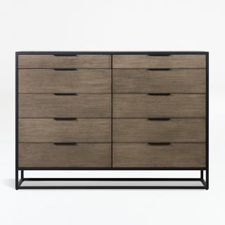 Oxford Shale 10-Drawer Tall Dresser