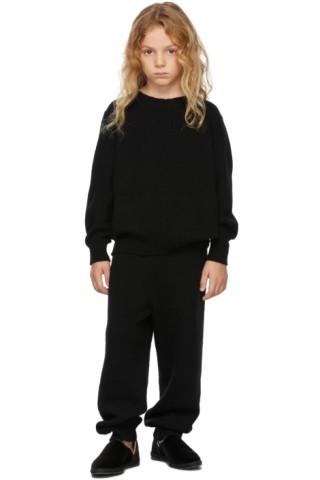 The Row - Black Cashmere Sweats 12m-3yr