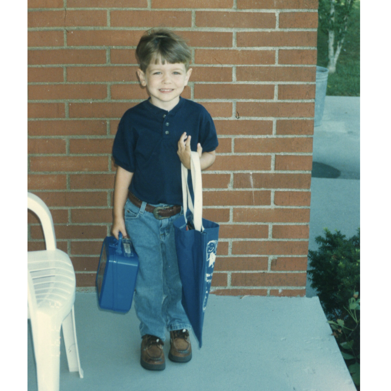 1997 - Alex's first day of kindergarten