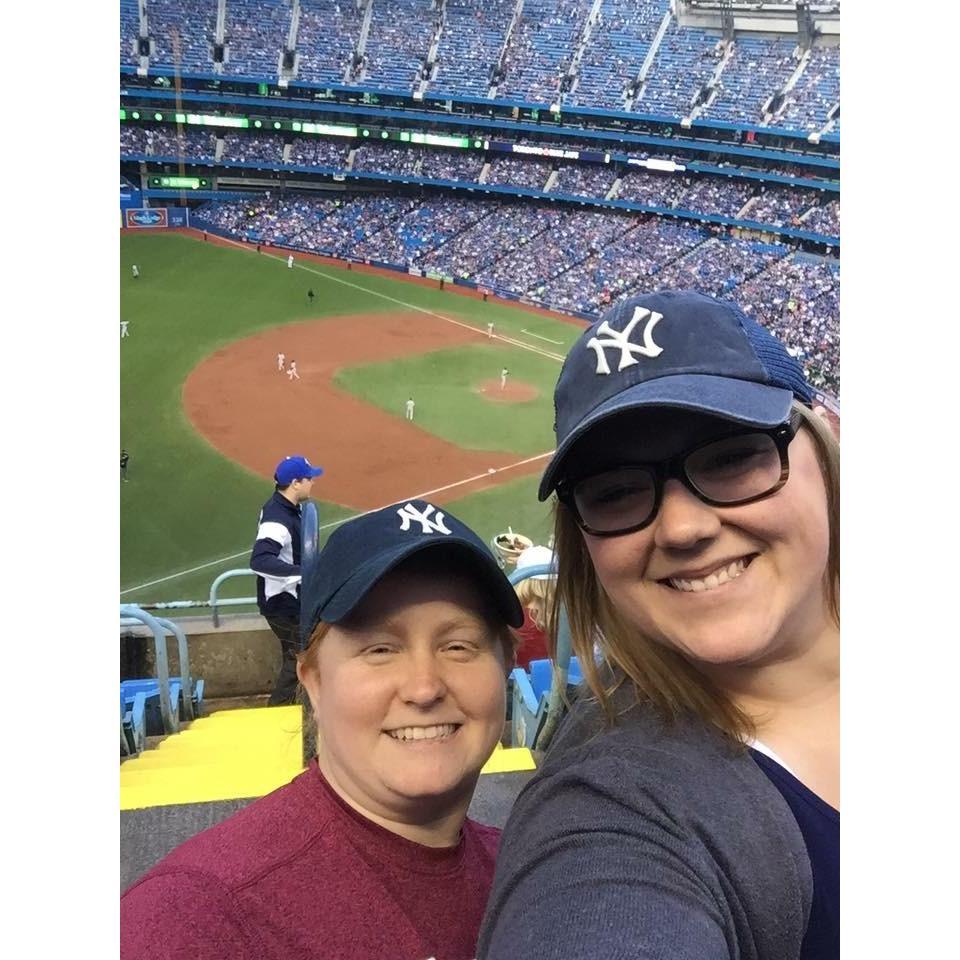 Alexa's first Yankee game