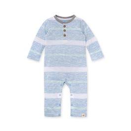 Glistening Printed Tie Dye Organic Baby Jumpsuit, 0-3 months