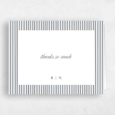 Ice, Blue Wedding Thank You - Rodez Landscape