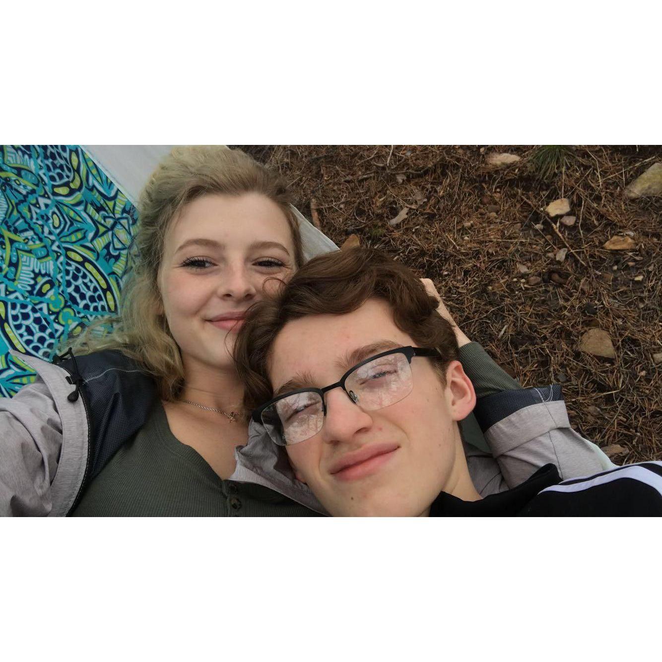 Hammock dates on Sunset Rock are a favorite for us... Where he proposed!