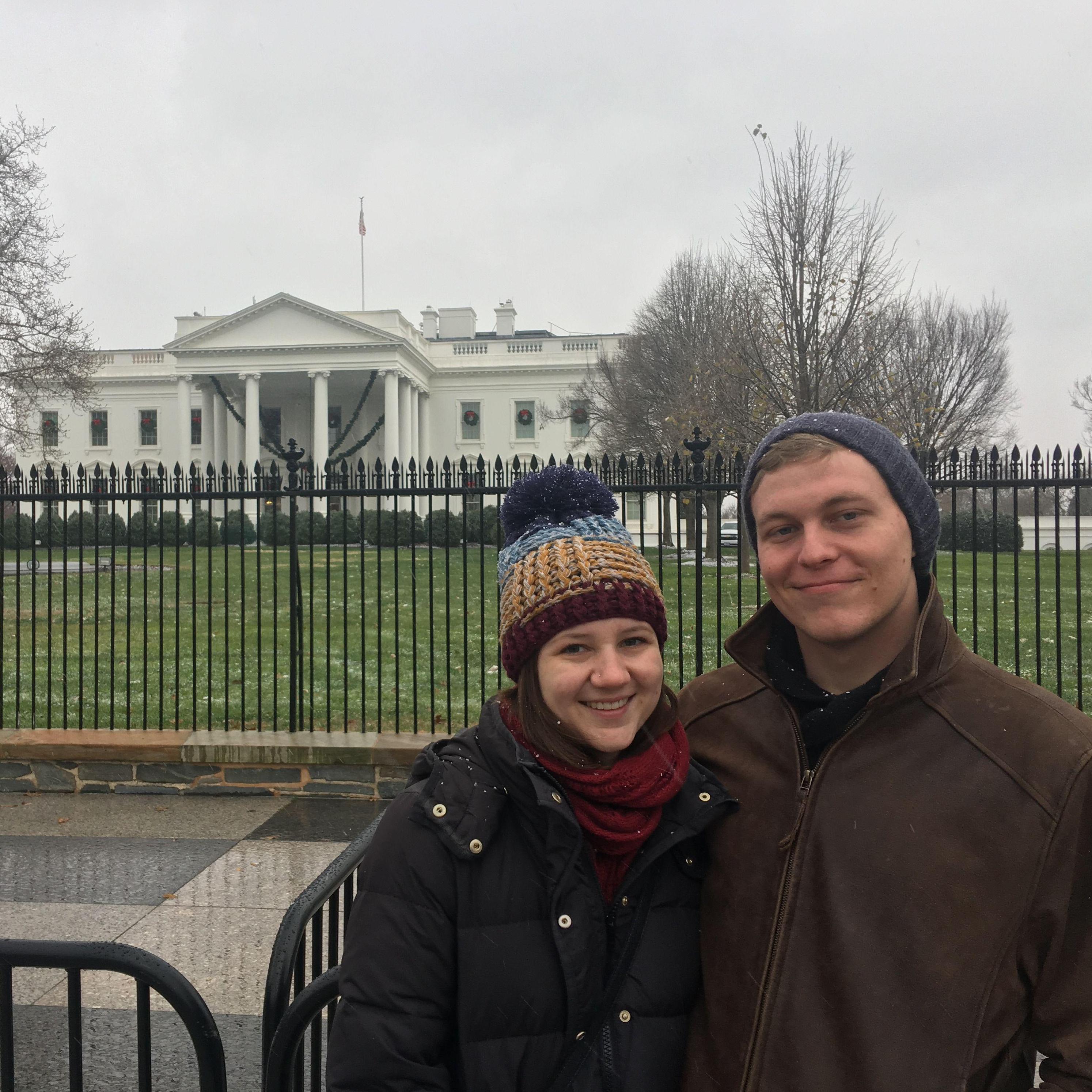 Early days in DC, where we first lived together.