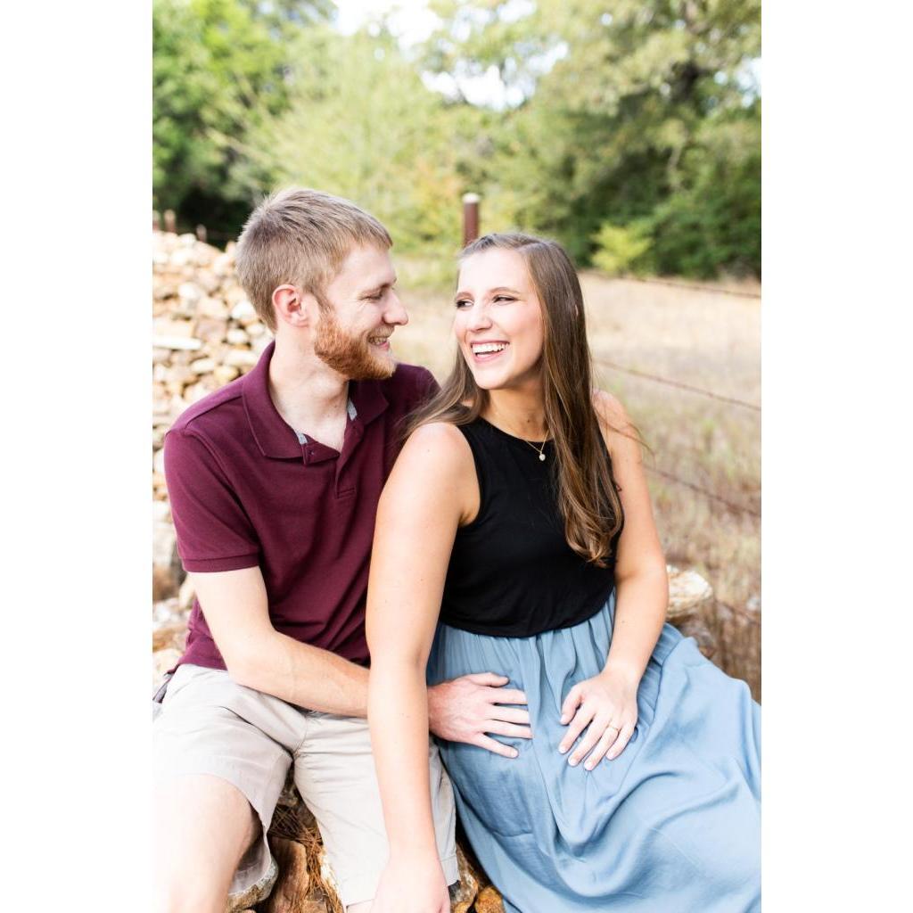 Engagement photos at Mel Mel's house-- October 2019