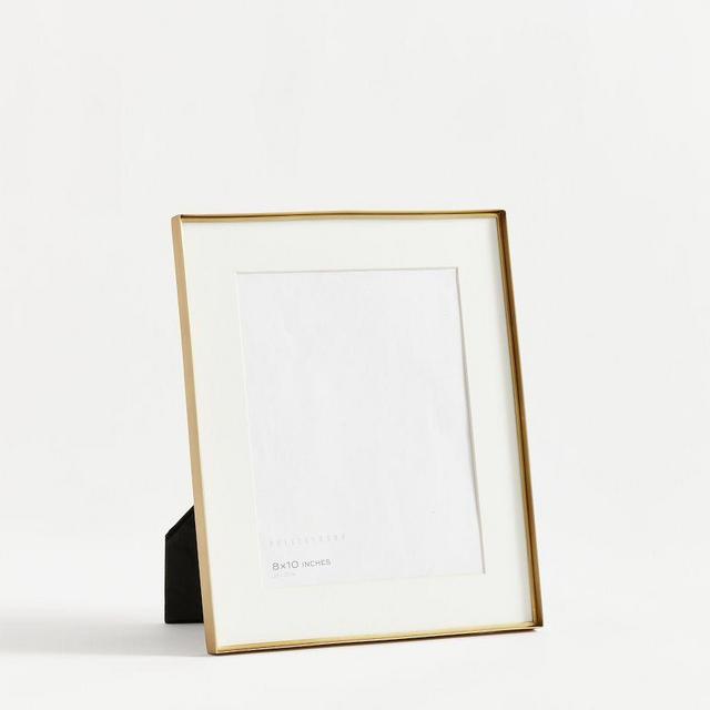 Stowe Modern Metal Frame, 11x13 Frame (8x10 Opening) - Brass