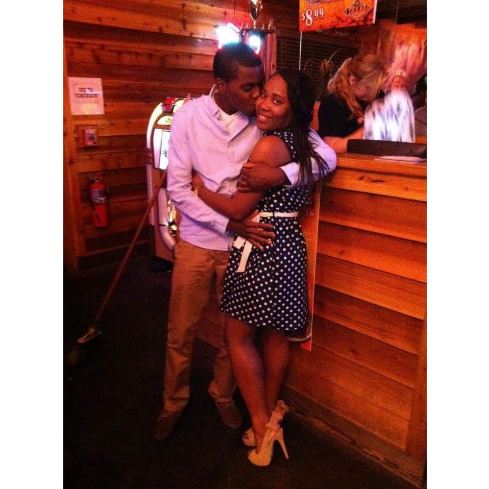 Celebrating Rochelle's 22nd birthday in 2012.