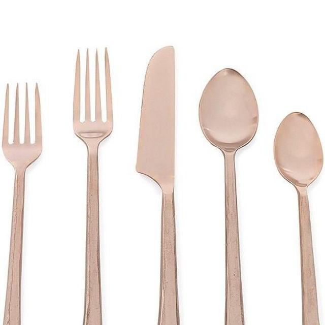 Southern LivingTextured 20-Piece Stainless Steel Flatware Set