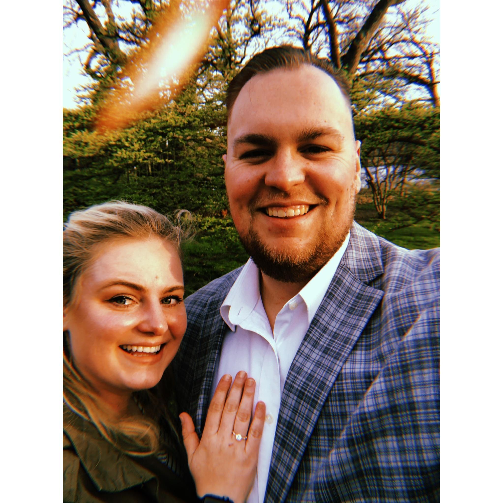 She said yes!
April 23, 2019