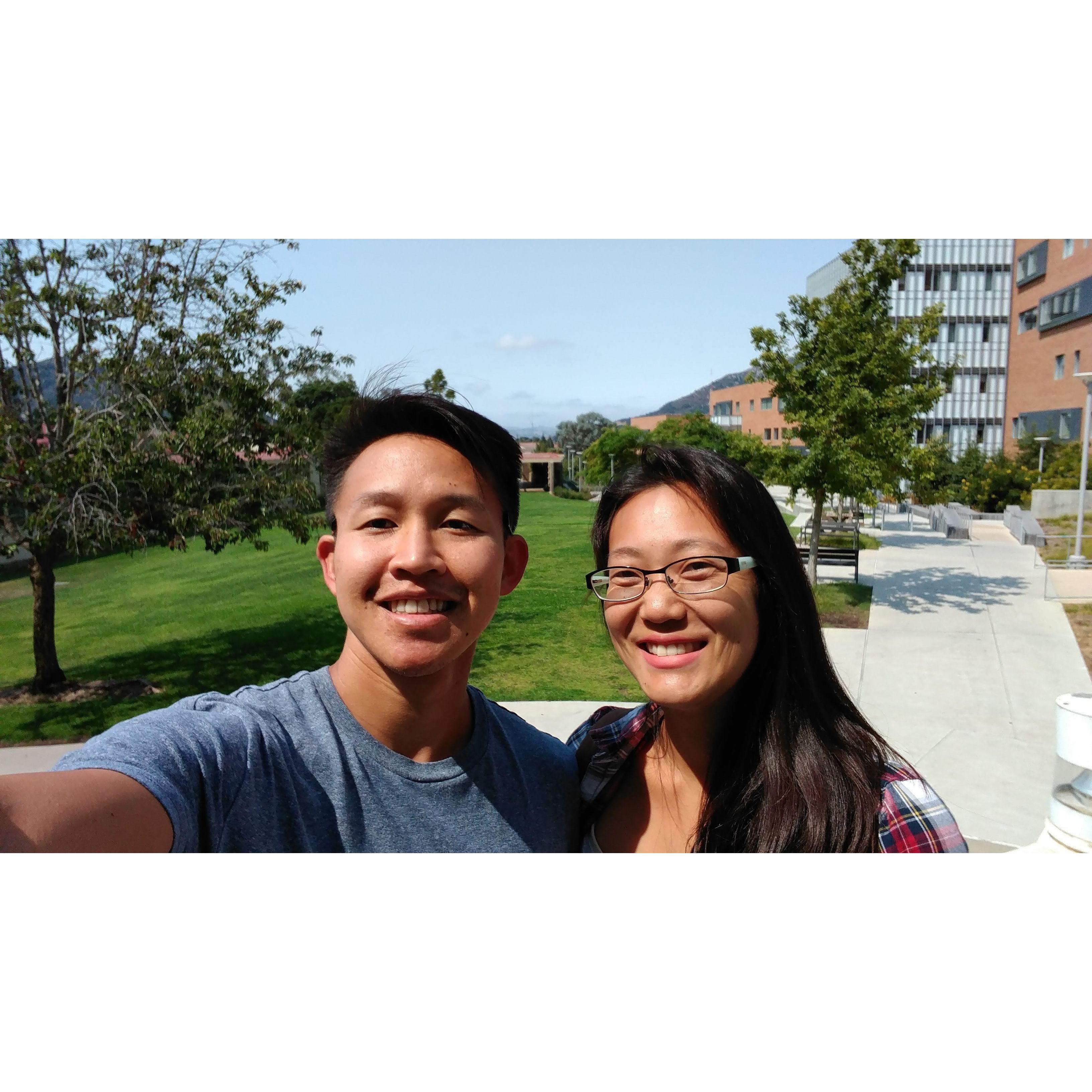 Enjoying the day at Cal Poly, San Luis Obispo
08-27-2016