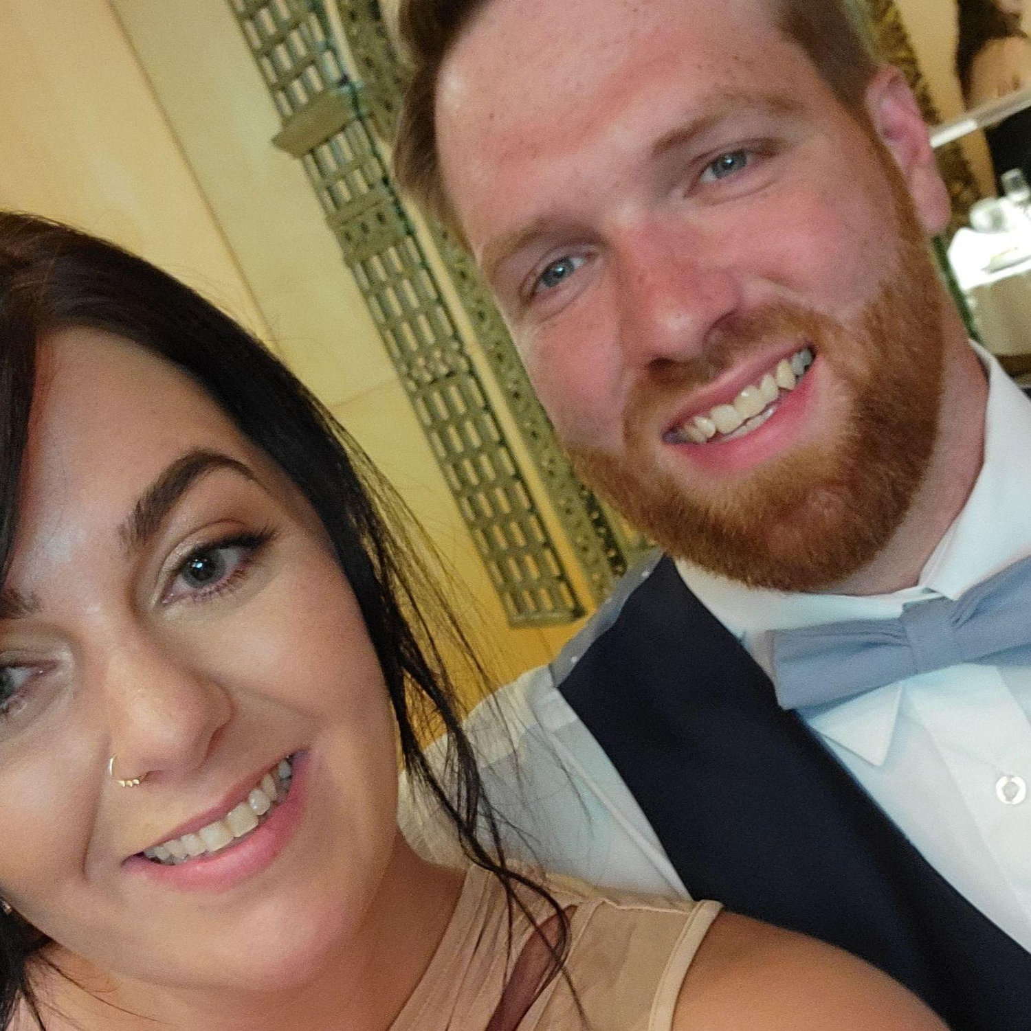 celebrating our friend's wedding