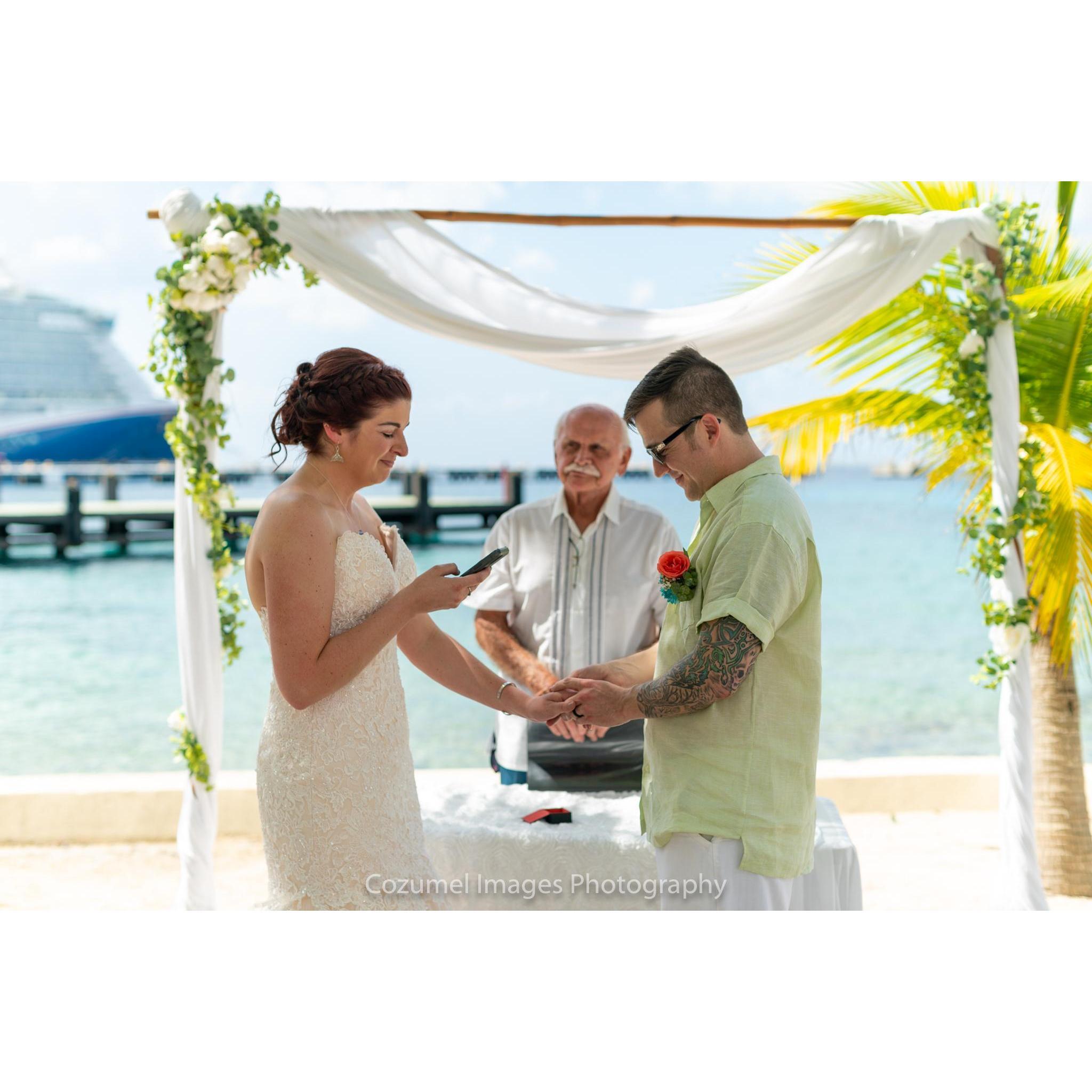 Saying Our Vows!