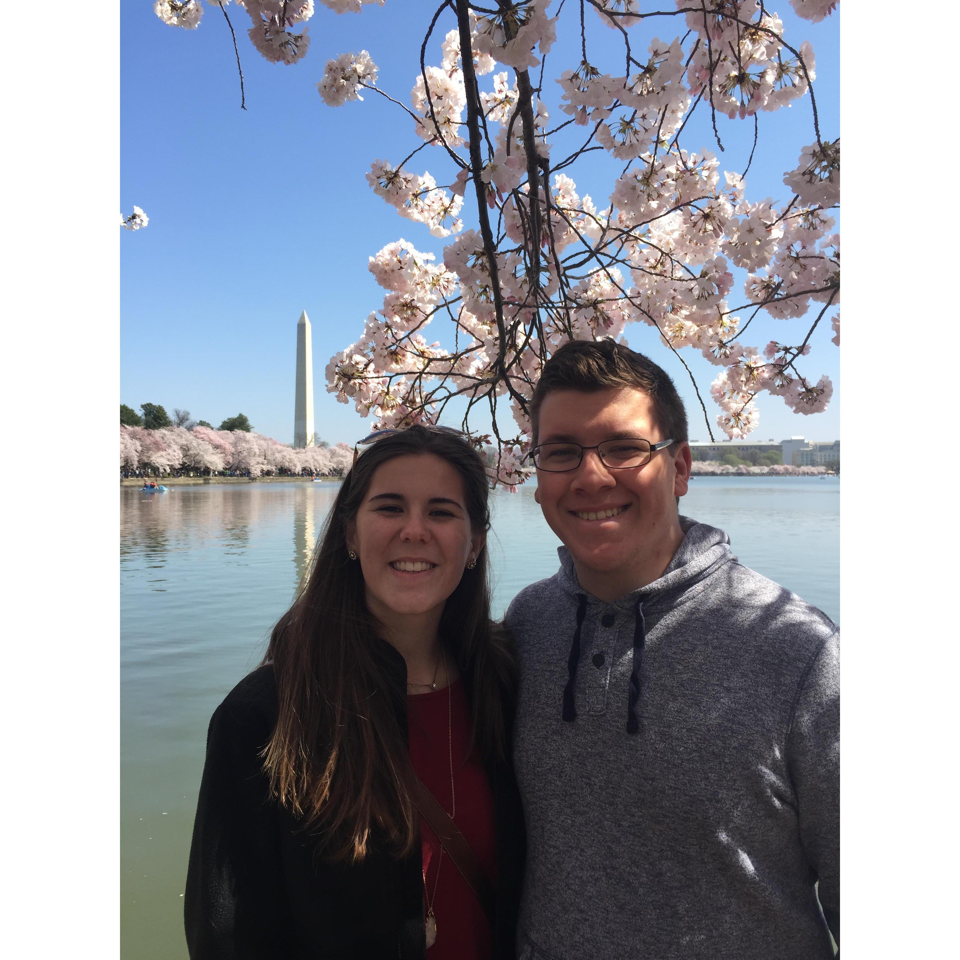 Our first trip to DC together sophomore year
