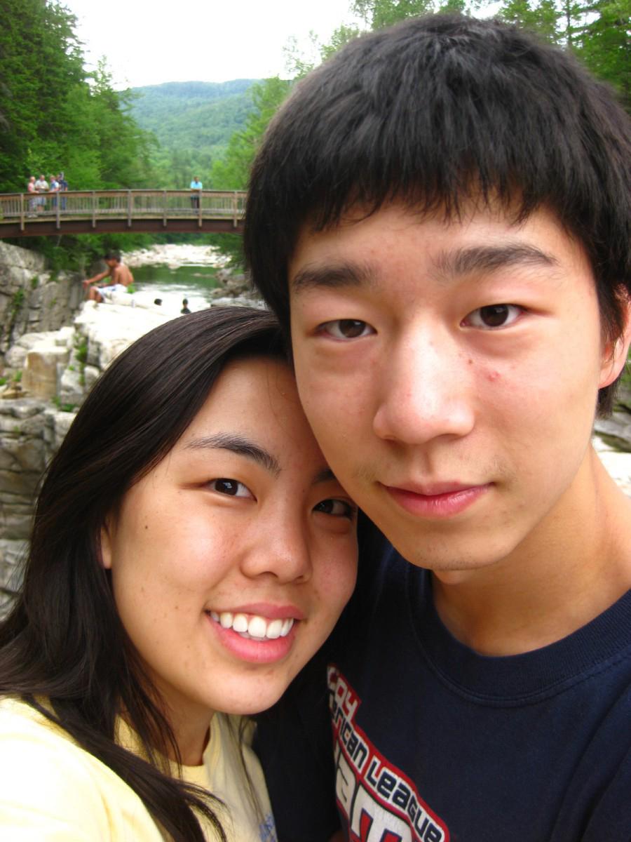 One of our earlier New Hampshire trips together. When we and the selfie concept were still young! 2010